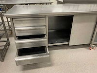 Rvs werktafel - afbeelding 8 van  9