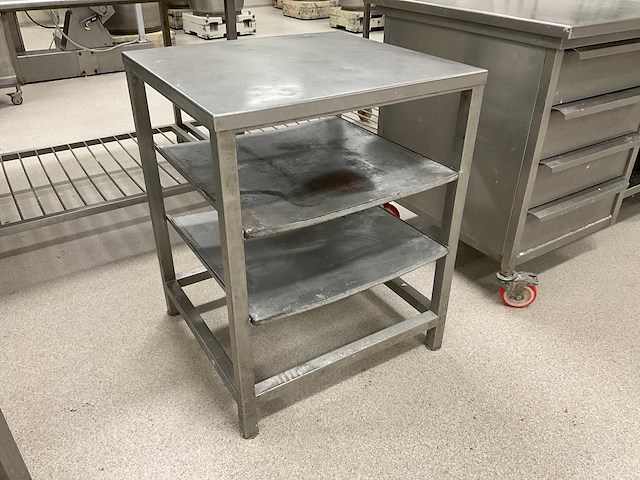 Rvs werktafel - afbeelding 1 van  3