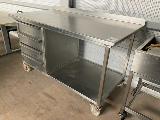 Rvs werktafel - afbeelding 2 van  4