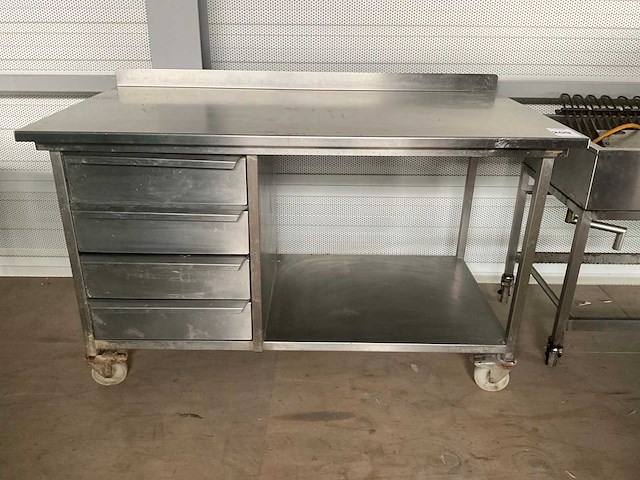 Rvs werktafel - afbeelding 3 van  4