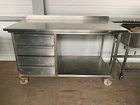 Rvs werktafel - afbeelding 3 van  4