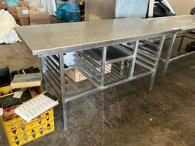 Rvs werktafel - afbeelding 1 van  6