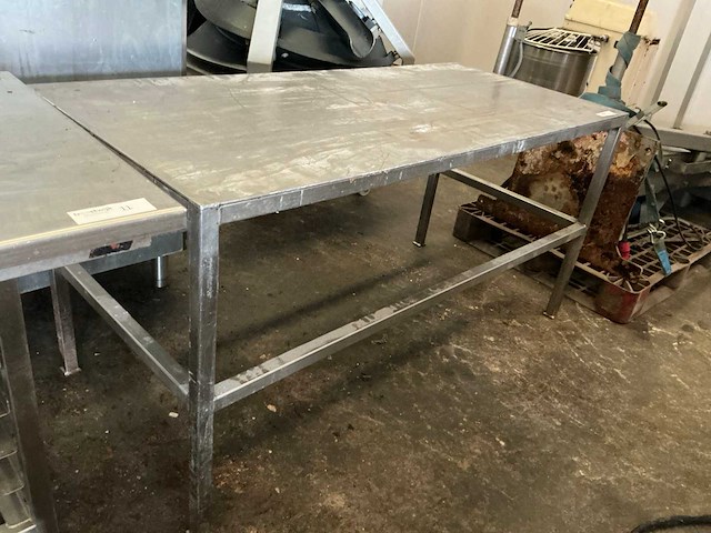 Rvs werktafel - afbeelding 1 van  5