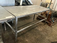 Rvs werktafel