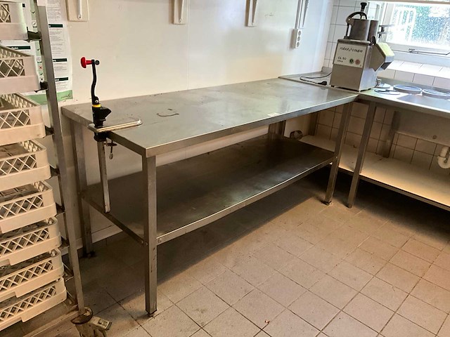 Rvs werktafel - afbeelding 1 van  2