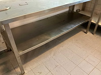 Rvs werktafel - afbeelding 2 van  2