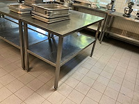Rvs werktafel - afbeelding 1 van  5
