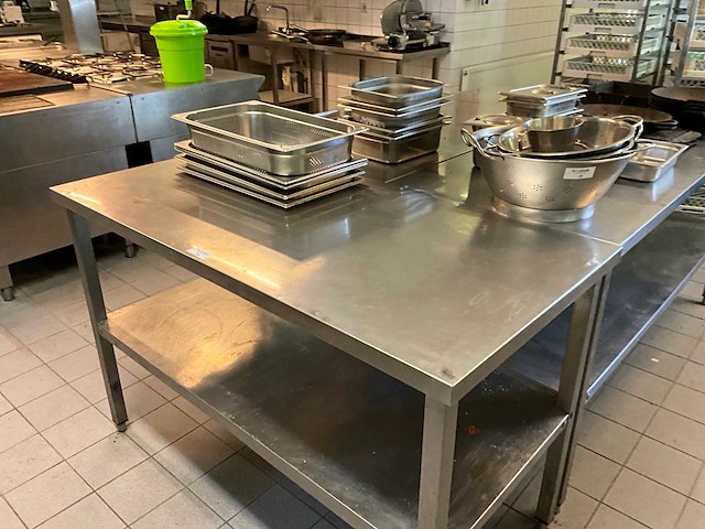 Rvs werktafel - afbeelding 3 van  5