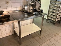 Rvs werktafel - afbeelding 1 van  3
