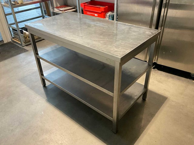 Rvs werktafel - afbeelding 1 van  1