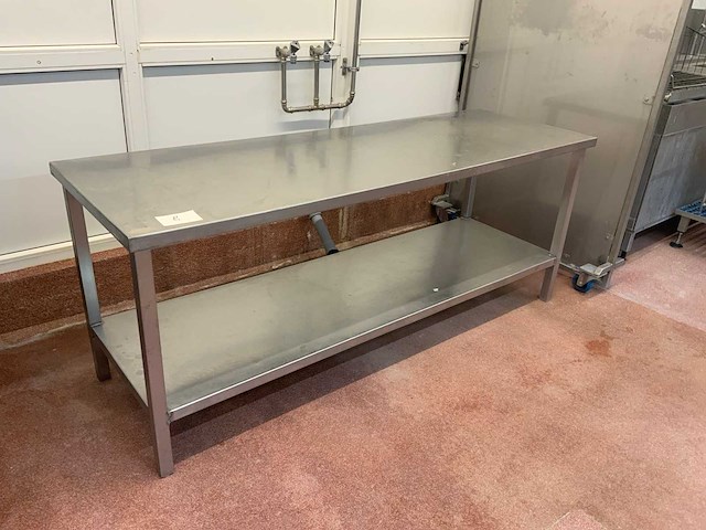 Rvs werktafel - afbeelding 1 van  3