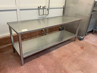 Rvs werktafel