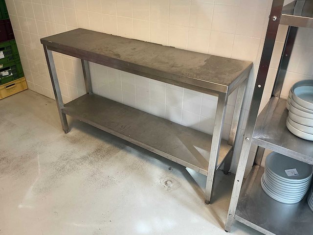 Rvs werktafel - afbeelding 1 van  3
