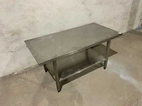 Rvs werktafel - afbeelding 1 van  1