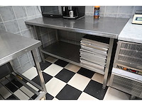 Rvs werktafel - afbeelding 1 van  3