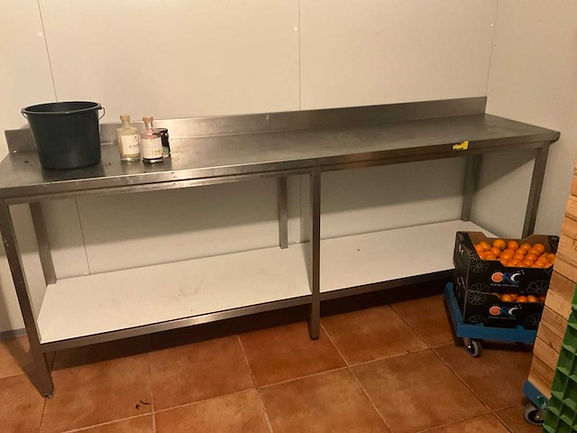 Rvs werktafel - afbeelding 1 van  1
