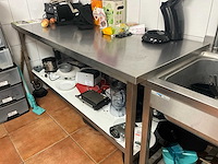 Rvs werktafel - afbeelding 1 van  3
