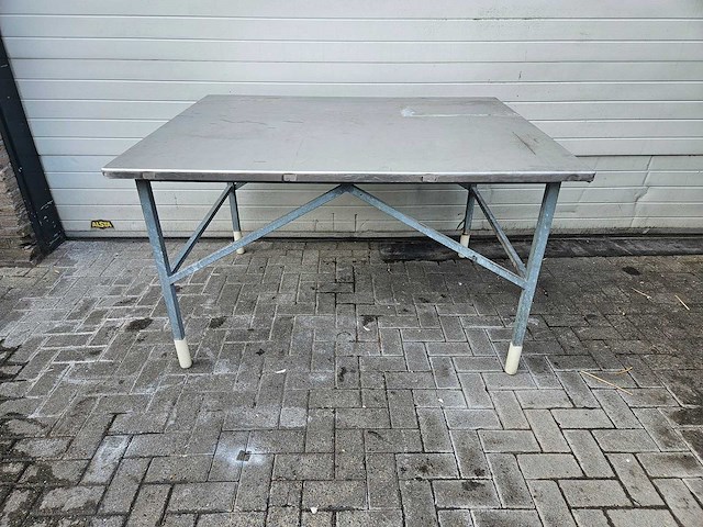 Rvs werktafel - afbeelding 1 van  3