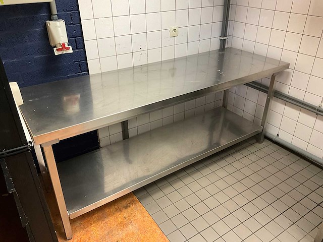 Rvs werktafel - afbeelding 1 van  3