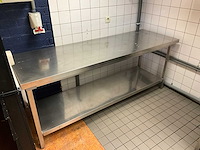 Rvs werktafel - afbeelding 1 van  3