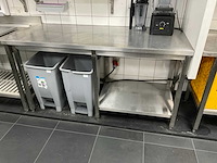 Rvs werktafel - afbeelding 1 van  1