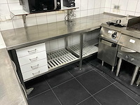 Rvs werktafel - afbeelding 1 van  4