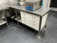 Rvs werktafel - afbeelding 1 van  3