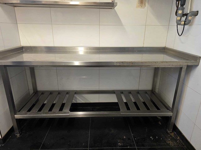 Rvs werktafel - afbeelding 1 van  4