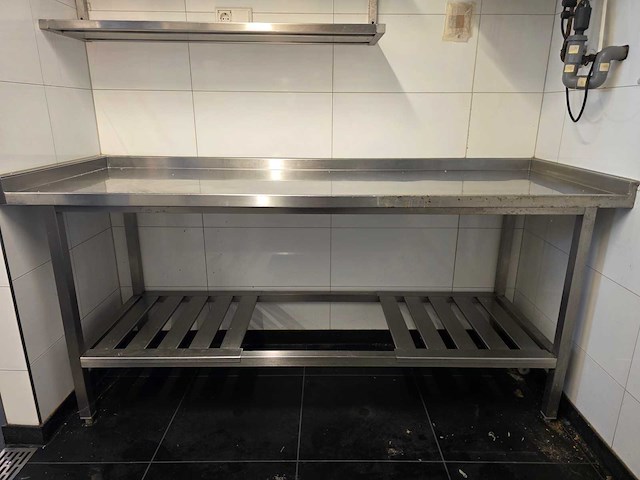Rvs werktafel - afbeelding 3 van  4
