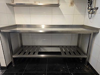 Rvs werktafel - afbeelding 3 van  4