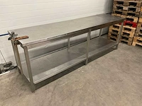 Rvs werktafel