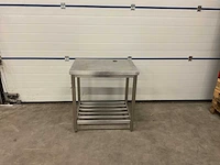 Rvs werktafel