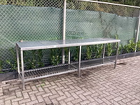 Rvs werktafel