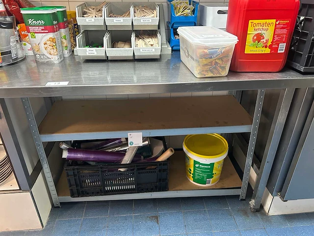 Rvs werktafel - afbeelding 3 van  7