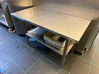 Rvs werktafel
