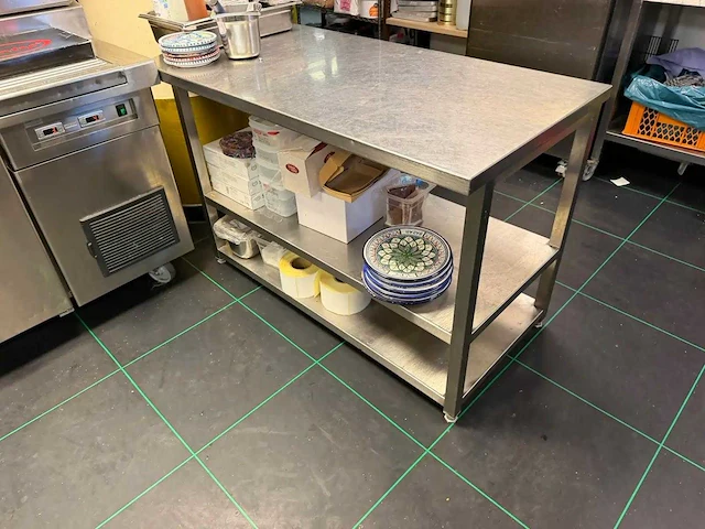 Rvs werktafel - afbeelding 2 van  3