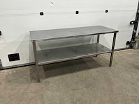 Rvs werktafel - afbeelding 1 van  4