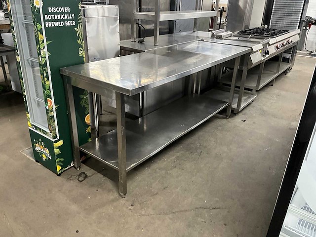 Rvs werktafel - afbeelding 1 van  4