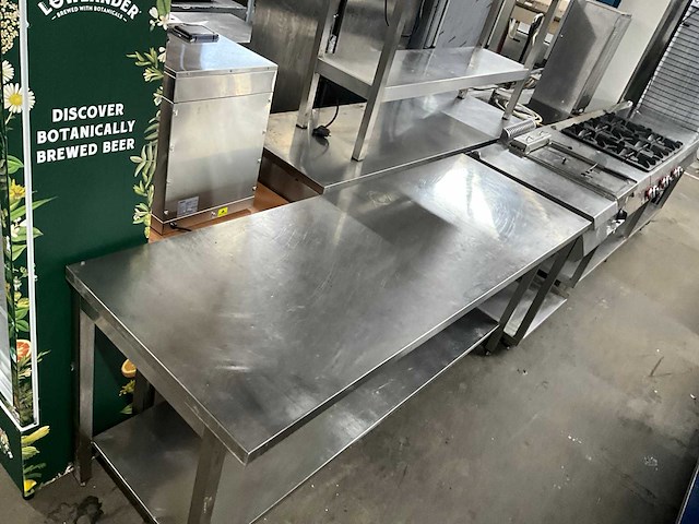 Rvs werktafel - afbeelding 3 van  4