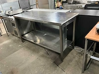 Rvs werktafel