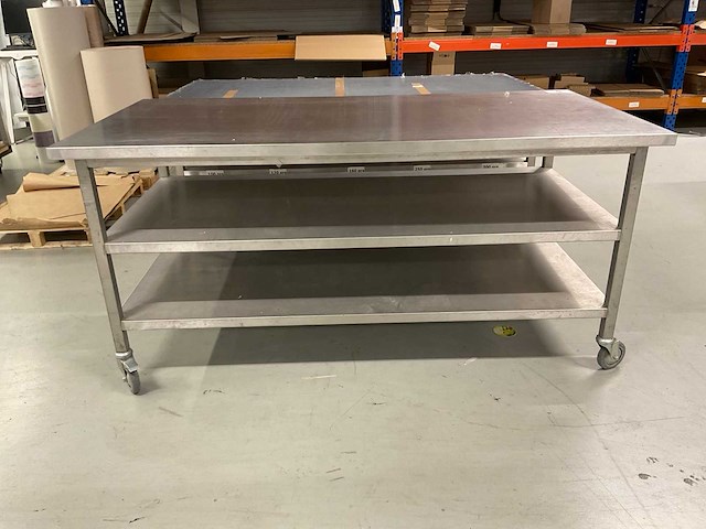 Rvs werktafel - afbeelding 2 van  3