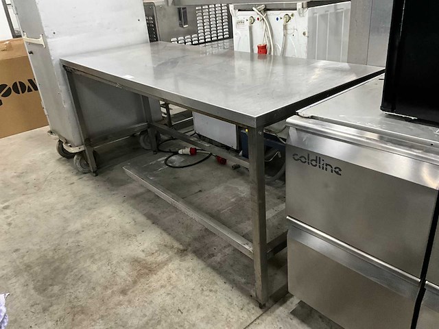 Rvs werktafel - afbeelding 1 van  6