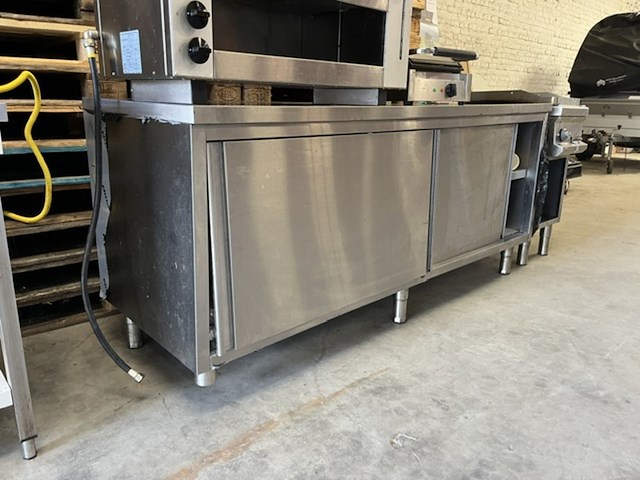 Rvs werktafel/kast - afbeelding 1 van  4
