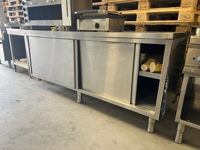 Rvs werktafel/kast - afbeelding 2 van  4
