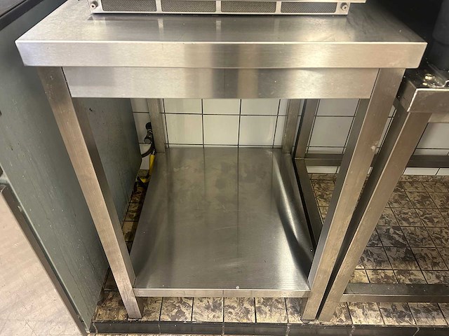 Rvs werktafel/onderstel - afbeelding 1 van  3