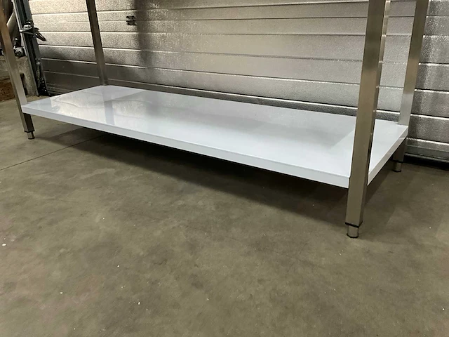 Rvs werktafels 180x60cm (4x) - afbeelding 4 van  5