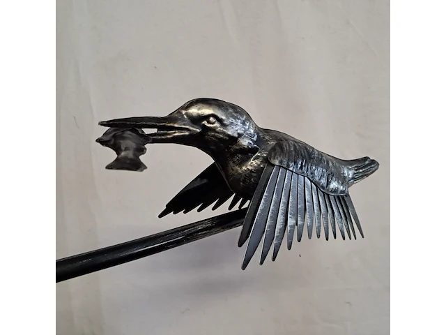 Rvs wiebel, vogels - afbeelding 3 van  7