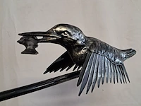 Rvs wiebel, vogels - afbeelding 3 van  7