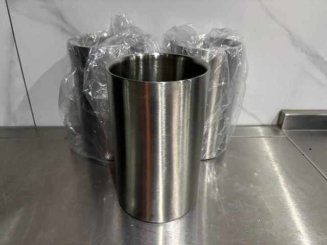 Rvs wijnkoeler ø 12 cm (20x) - afbeelding 1 van  2