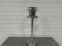 Rvs wijnkoeler met standaard - afbeelding 1 van  5